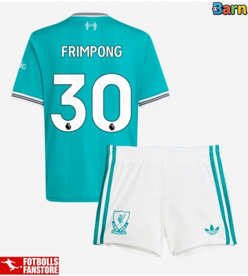 Liverpool Jeremie Frimpong #30 Tredje Tröja Barn 2025-26 Kortärmad (+ Korta byxor)